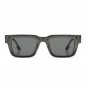 Preview: Komono Sonnenbrille Victor  Black Viper, Rauchgraue Gläser, Frontansicht